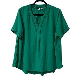 Cato Emerald Blouse